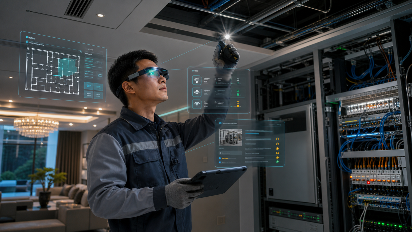 AI 眼镜不只是家庭入口，也可能成为智能化项目的现场工具