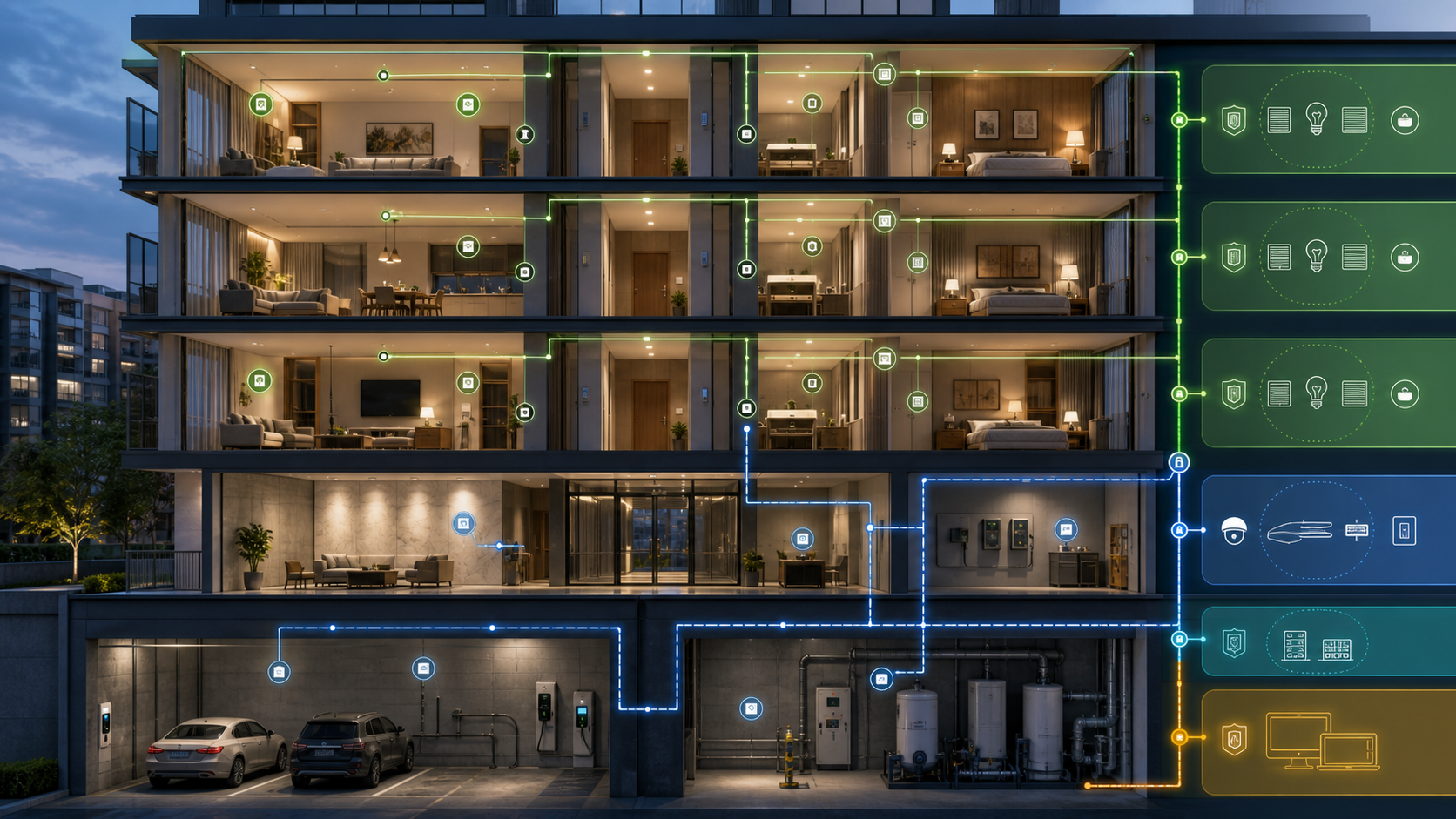KNX 走进多住户项目:一套底层标准如何兼顾统一和独立