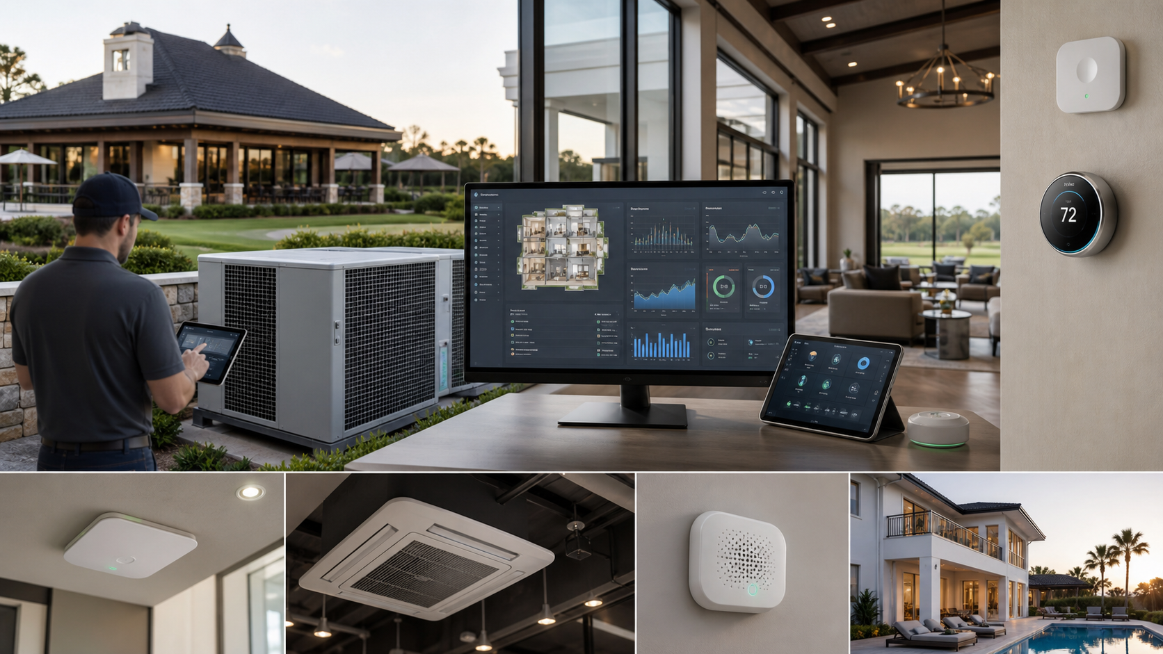 SmartThings Pro 做暖通运维，AI 让别墅和会所空调从“遥控”走向“预判”