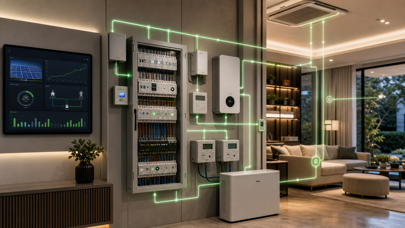 KNX 楼宇自动化如何支撑别墅、会所和商业空间长期运行 系统架构图