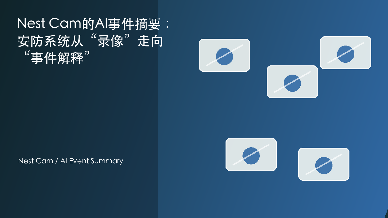 Nest Cam的AI事件摘要:安防系统从“录像”走向“事件解释” 信息图
