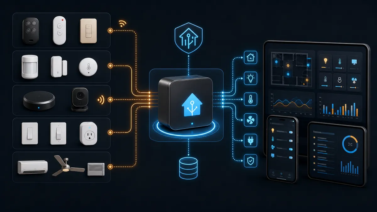 Home Assistant local control bridge flow