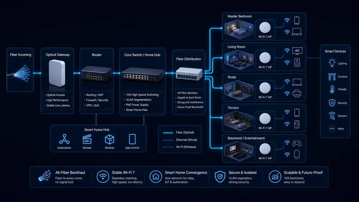 FTTR, broadband and smart-home convergence