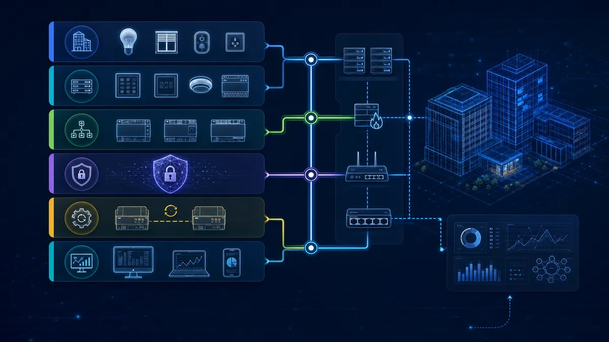 KNX secure resilient building automation stack